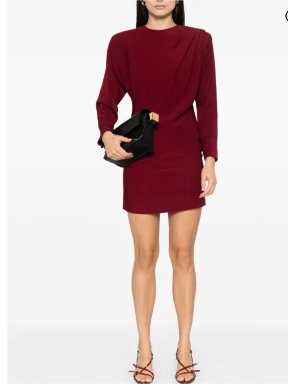 NWT ANINE BING ‘Haven’ Mini Dress/Cabarnet • SM